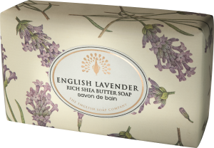 CHI0007 ESC  200g Vintage Italian Wrapped Soap - English lavender 300 DPI